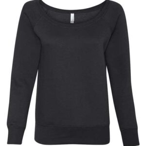 BELLA + CANVAS Women’s Sponge Fleece Wide Neck Sweatshirt
