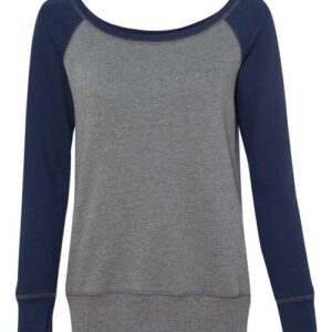 BELLA + CANVAS Women’s Sponge Fleece Wide Neck Sweatshirt