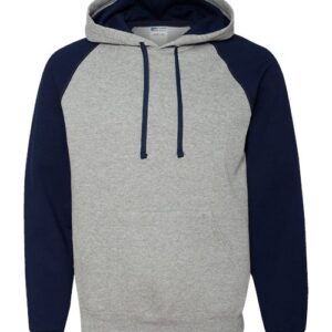JERZEES Unisex Nublend® Colorblocked Raglan Hooded Sweatshirt
