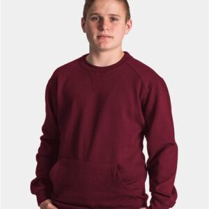 Badger 1252 - Unisex Pocket Crewneck Sweatshirt