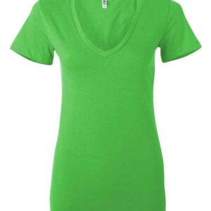 BELLA + CANVAS Women’s Jersey Deep V-Neck Tee