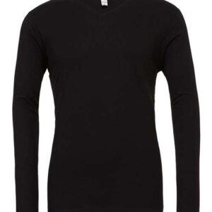 BELLA + CANVAS Unisex Long Sleeve V-Neck Tee