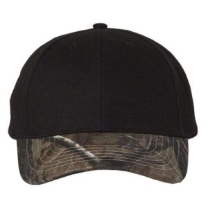 Kati Solid Crown with Camo Bill Cap