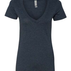 Next Level Women’s CVC Deep V-Neck T-Shirt