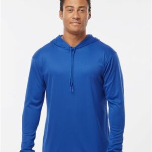 Badger Unisex B-Core Hooded Long Sleeve T-Shirt