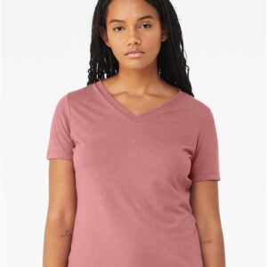 BELLA + CANVAS Women's Relaxed Triblend V-Neck Tee