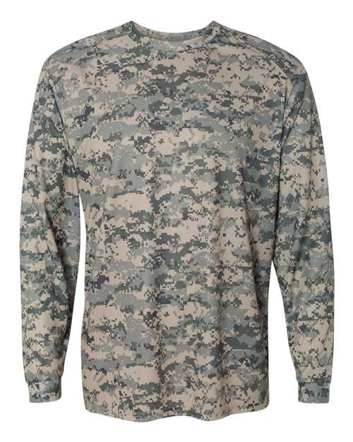 Badger Men's Digital Camo Long Sleeve T-Shirt - Image 14