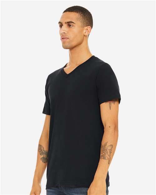 BELLA + CANVAS Unisex Jersey V-Neck Tee - Image 82
