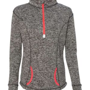 J. America Women's Cosmic Fleece Quarter-Zip Pullover