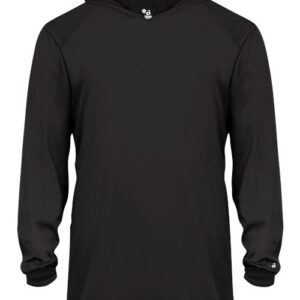 Badger 2105 - Youth B-Core Long Sleeve Hooded T-Shirt