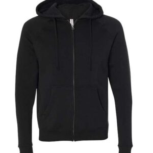 Independent Trading Co. Unisex Special Blend Raglan Full-Zip Hooded Sweatshirt