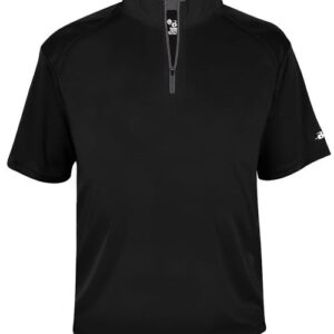 Badger 4199 - Men's B-Core Short Sleeve Quarter-Zip