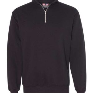 Bayside Unisex USA-Made Quarter-Zip Sweatshirt