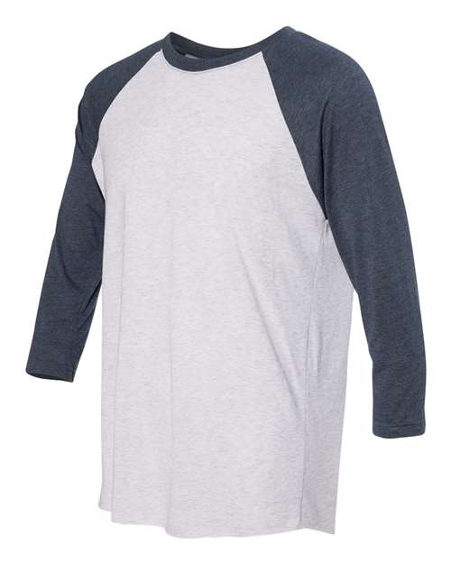 Next Level Unisex Triblend Three-Quarter Raglan T-Shirt - Image 15