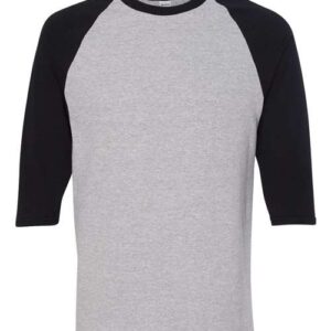 Gildan Unisex Heavy Cotton™ Raglan Three-Quarter Sleeve T-Shirt