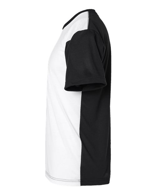 SubliVie Men's Blackout Polyester Sublimation Tee - Image 4
