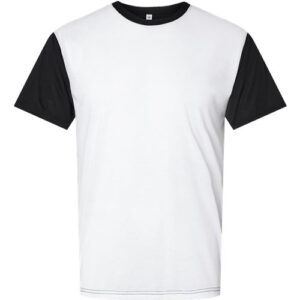 SubliVie Men's Blackout Polyester Sublimation Tee