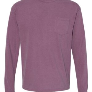 Comfort Colors Unisex Garment-Dyed Heavyweight Long Sleeve Pocket T-Shirt