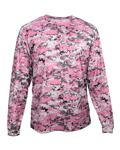 Badger Men's Digital Camo Long Sleeve T-Shirt - Image 10