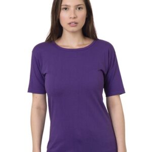 Bayside Women's USA-Made Scoop Neck T-Shirt