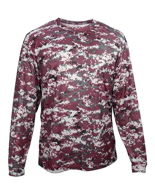 Badger Men's Digital Camo Long Sleeve T-Shirt - Image 8