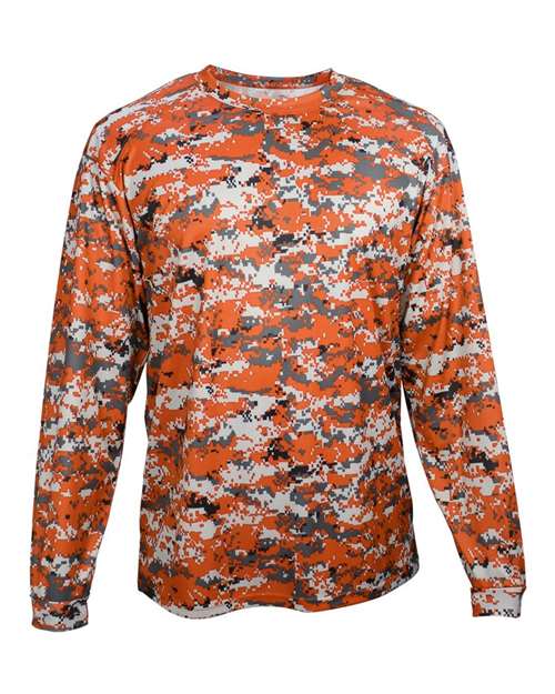 Badger Men's Digital Camo Long Sleeve T-Shirt - Image 3