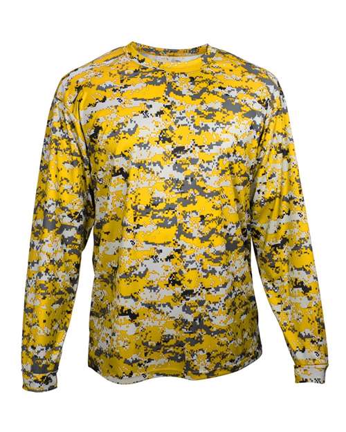 Badger Men's Digital Camo Long Sleeve T-Shirt - Image 6