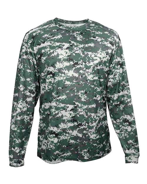 Badger Men's Digital Camo Long Sleeve T-Shirt - Image 5