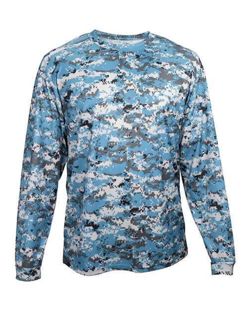 Badger Men's Digital Camo Long Sleeve T-Shirt - Image 4