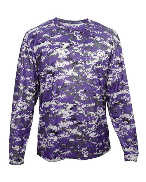 Badger Men's Digital Camo Long Sleeve T-Shirt - Image 11