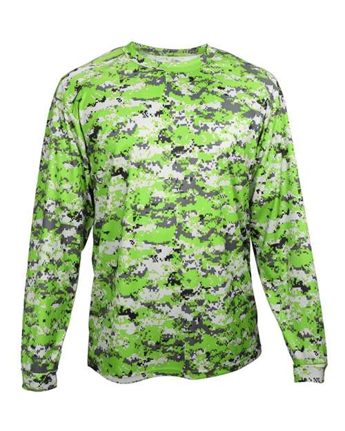 Badger Men's Digital Camo Long Sleeve T-Shirt - Image 7