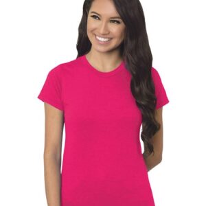 Bayside Women's USA-Made Fine Jersey T-Shirt