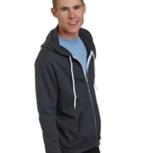 Bayside Unisex USA-Made Full-Zip Fleece HoodedSweatshirt