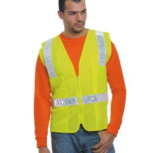 Bayside Unisex USA-Made ANSI Surveyor's Vest Class 2