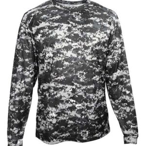 Badger Youth Digital Camo Long Sleeve T-Shirt