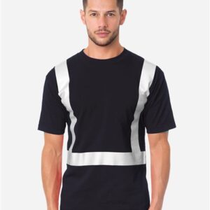 Bayside Unisex USA-Made High Visibility Pocket T-Shirt