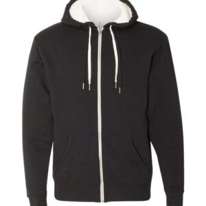 Independent Trading Co. Unisex Sherpa-Lined Hooded Sweatshirt