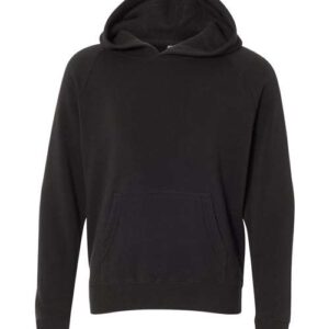 Independent Trading Co. Youth Lightweight Special Blend Raglan Hooded Sweatshirt