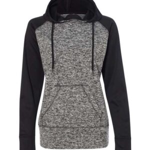 J. America Women’s Colorblocked Cosmic Fleece Hooded Sweatshirt