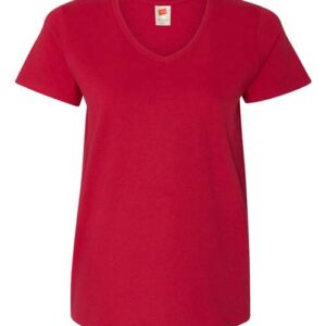 Hanes Women's Essential-T V-Neck T-Shirt