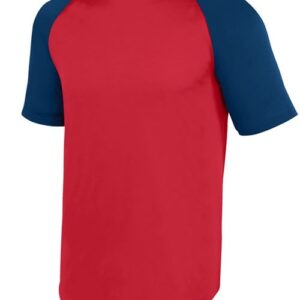Augusta Sportswear Youth Wicking Short Sleeve Baseball Jersey