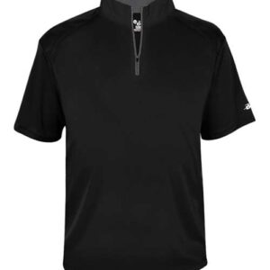 Badger Men's B-Core Short Sleeve Quarter-Zip