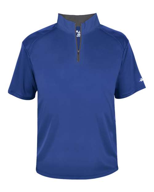 Badger Men's B-Core Short Sleeve Quarter-Zip - Image 12