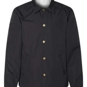 Independent Trading Co. Men's Water-Resistant Windbreaker Coach’s Jacket