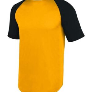Augusta Sportswear Youth Wicking Short Sleeve Baseball Jersey