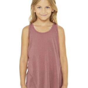 BELLA + CANVAS Youth Flowy Racerback Tank