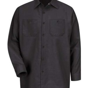 Red Kap Men's Tall Industrial Long Sleeve Work Shirt