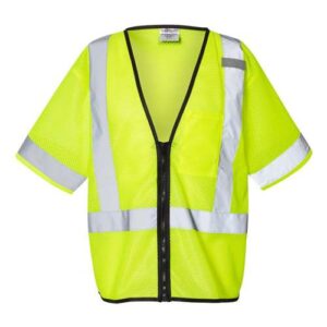 Kishigo Unisex Economy Single Pocket Zipper Vest
