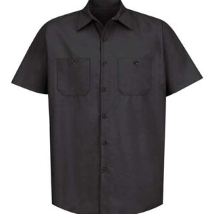 Red Kap Men's Tall Industrial Short Sleeve Work Shirt