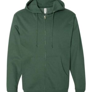Independent Trading Co. Unisex Midweight Full-Zip Hooded Sweatshirt